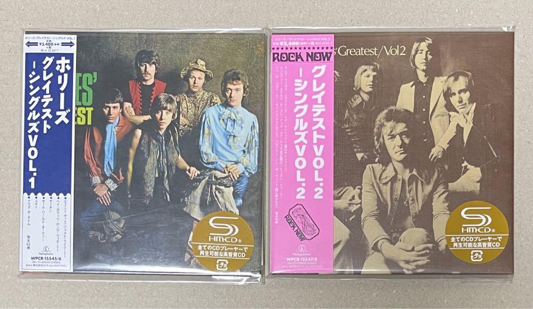 The Hollies グレイテスト+シングルズVol.1＆Vol.2 紙ジャケ