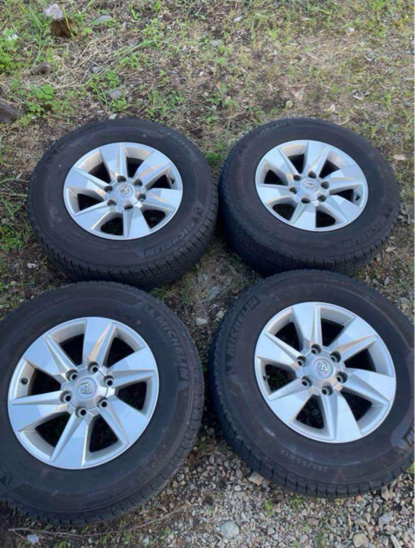 ランクルプラド150後期純正ホイールセット265/65R17 ノーマル