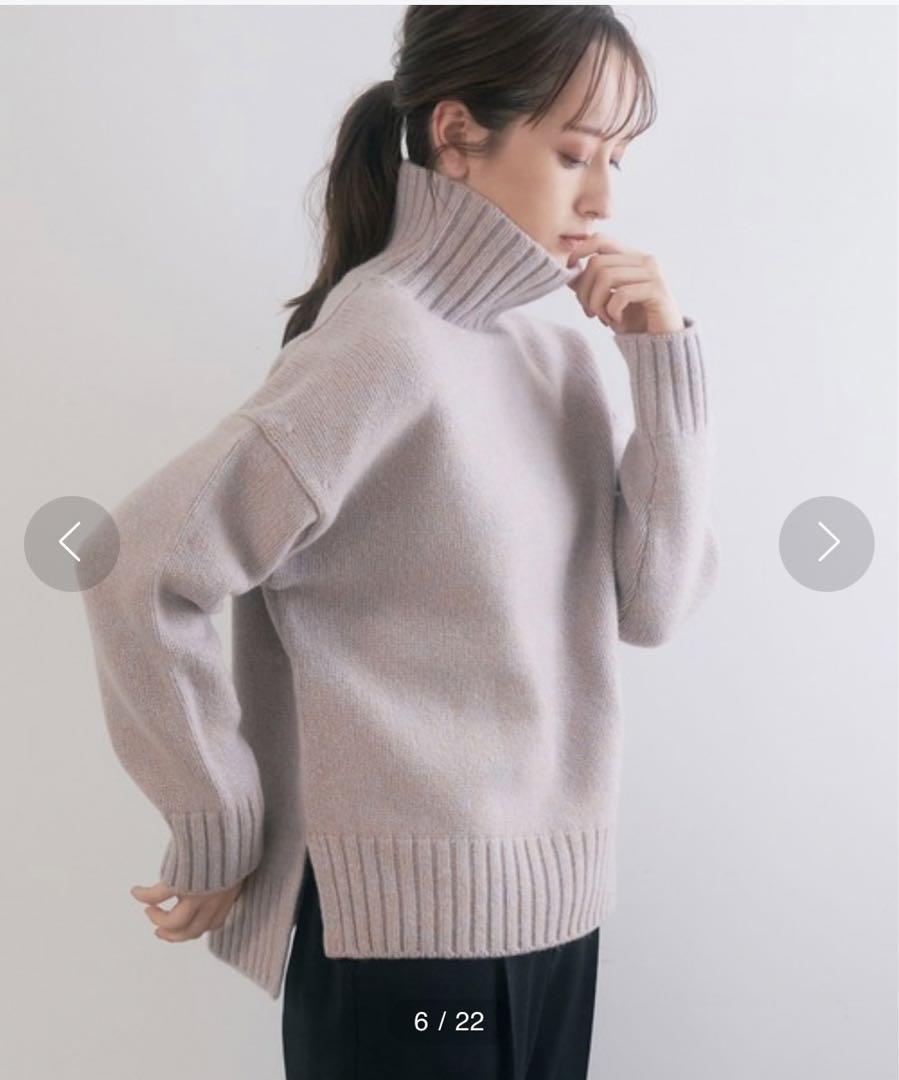 新品☆ANAYIウールカシミヤドロップショルダー プルオーバー/セオリー、23区 新品☆ANAYIウールカシミヤドロップショルダー プルオーバー