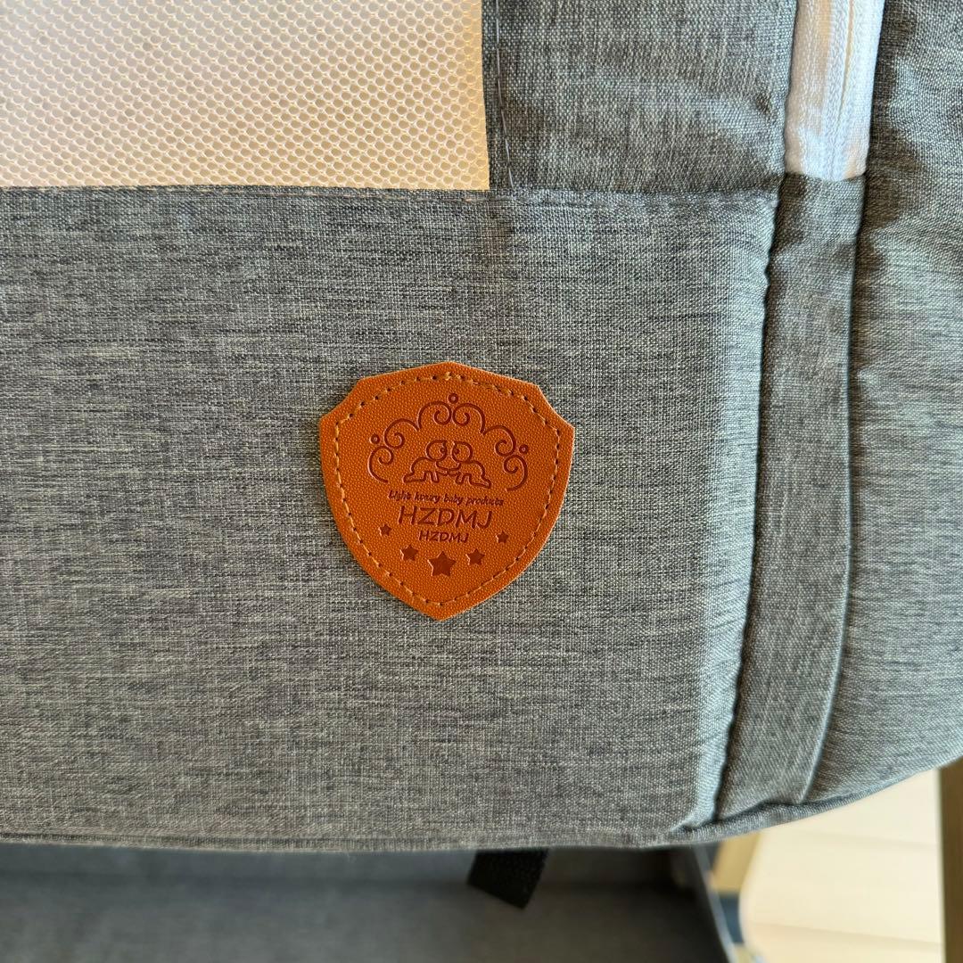 【2024年改良モデル】Hzdmj ベビーベッド 折畳キャスター付き 蚊帳付き