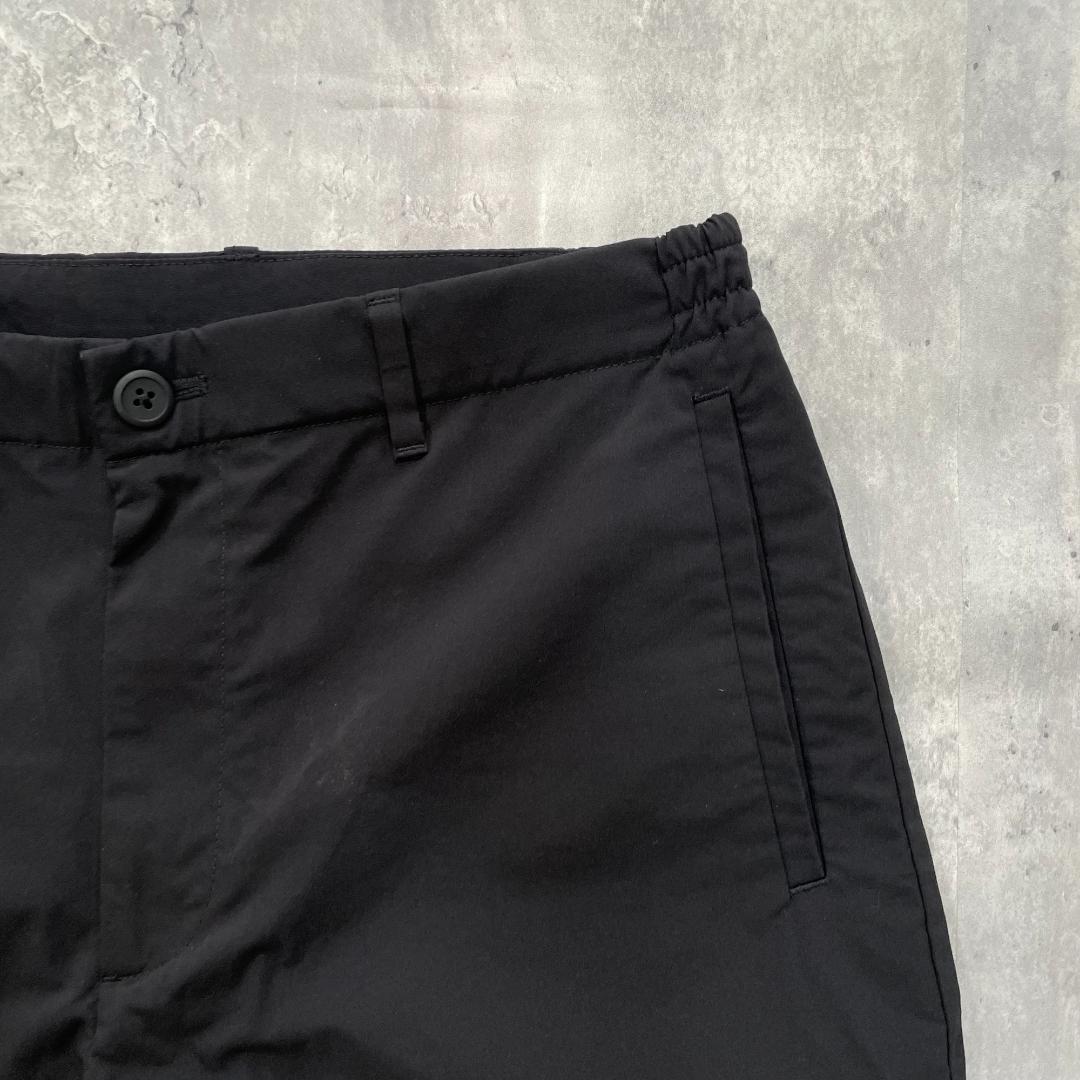 美品 ユニクロ セオリー 感動タックイージーショートパンツ ブラック S ◾️新品◾️UNIQLO×theory／イージーショートパンツ／S