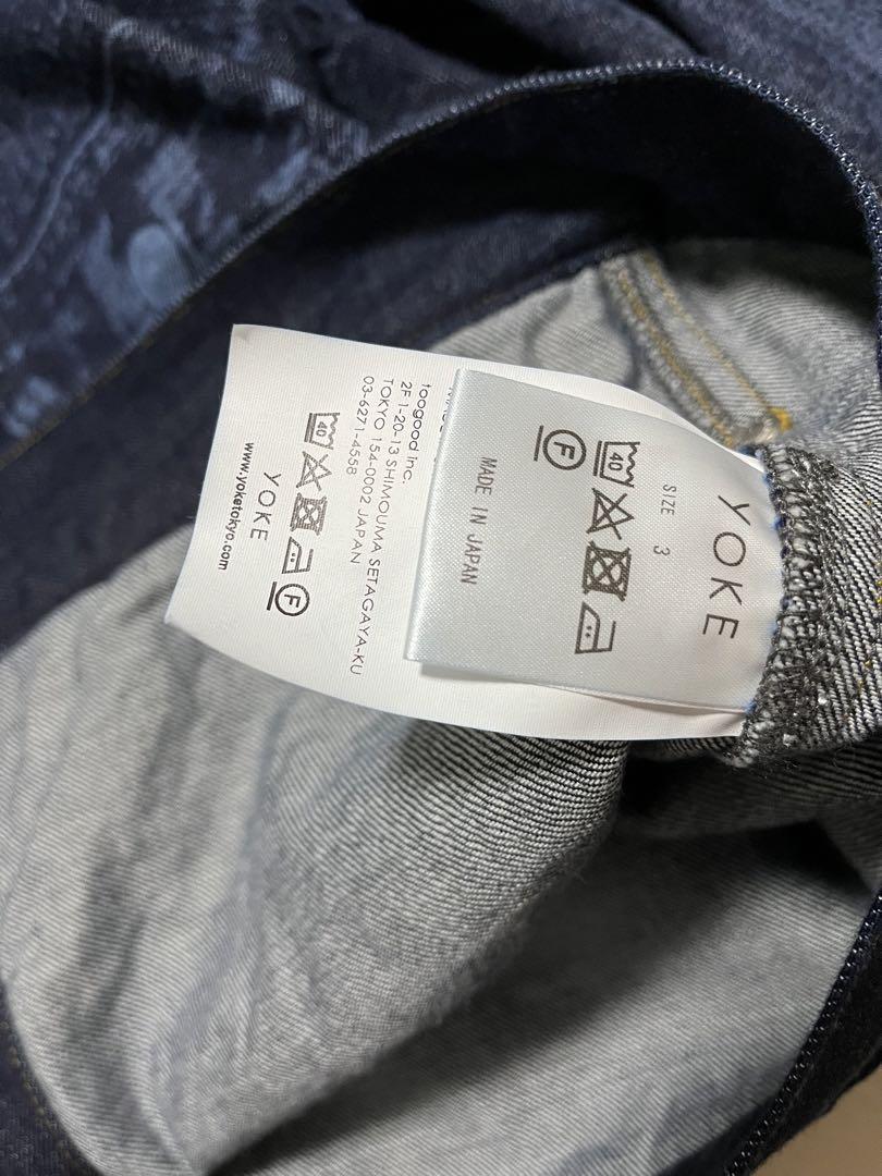 叩き売りYOKE 23ss Laser Processed デニムジャケット