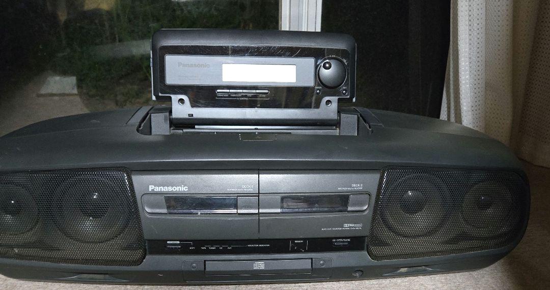 Panasonic【パナソニック】★CD ・ダブルデッキラジカセ Panasonic【パナソニック】☆CD ・ダブルデッキラジカセ