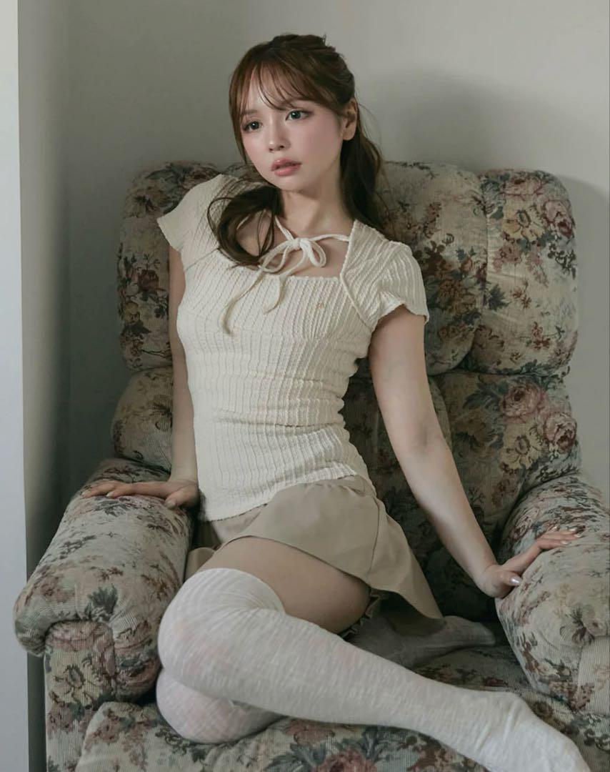 トップス andmary Kiki ribbon tops
