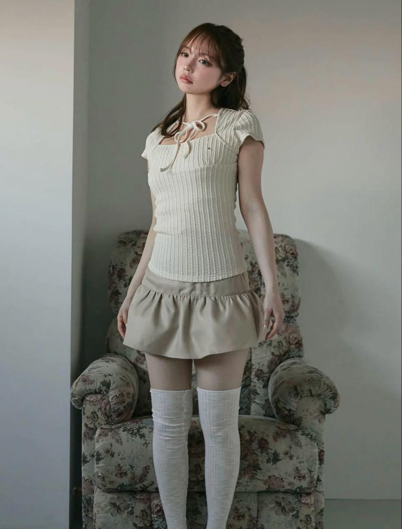 トップス andmary Kiki ribbon tops
