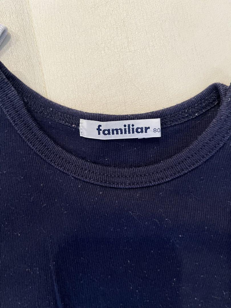 familiar ファミリア リンゴ・花刺繍 Tシャツ 2枚セット - メルカリ
