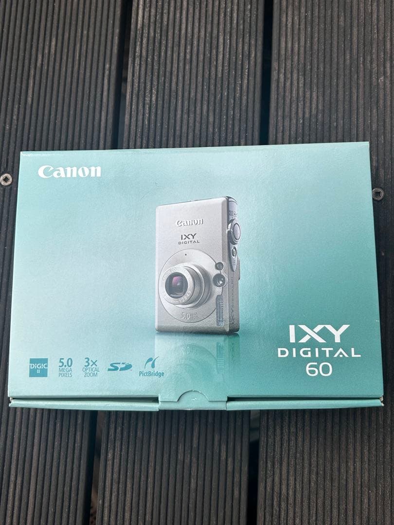 Canon IXY DIGITAL 60 本体と付属品　純正革カバー