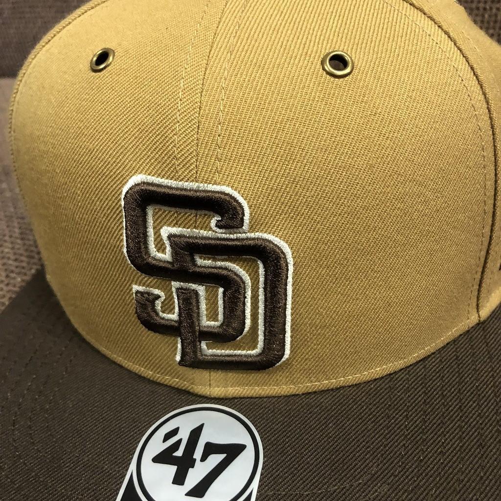47 BRAND サンディエゴ パドレス 2トーン ベースボールキャップ
