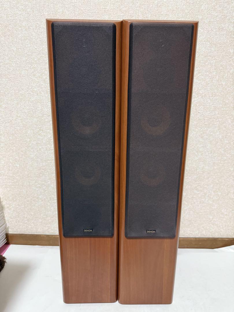 DENON デノン SC-T33XG トールボーイ スピーカー 台付 美品 Amazon.co.jp: Denon トールボーイスピーカー (1台) 木目 SC