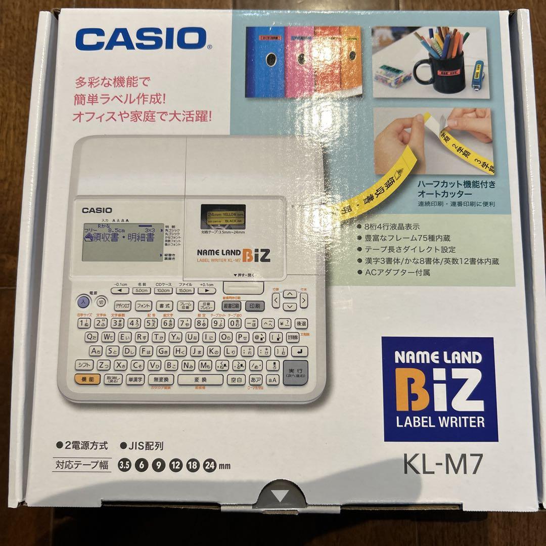 CASIO KL-M7 ラベルプリンター(新品)
