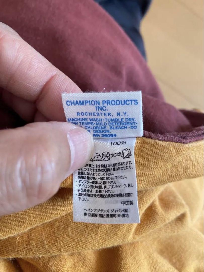 BUDDY別注 チャンピオン リバーシブルTシャツ【サイズL 中国製】