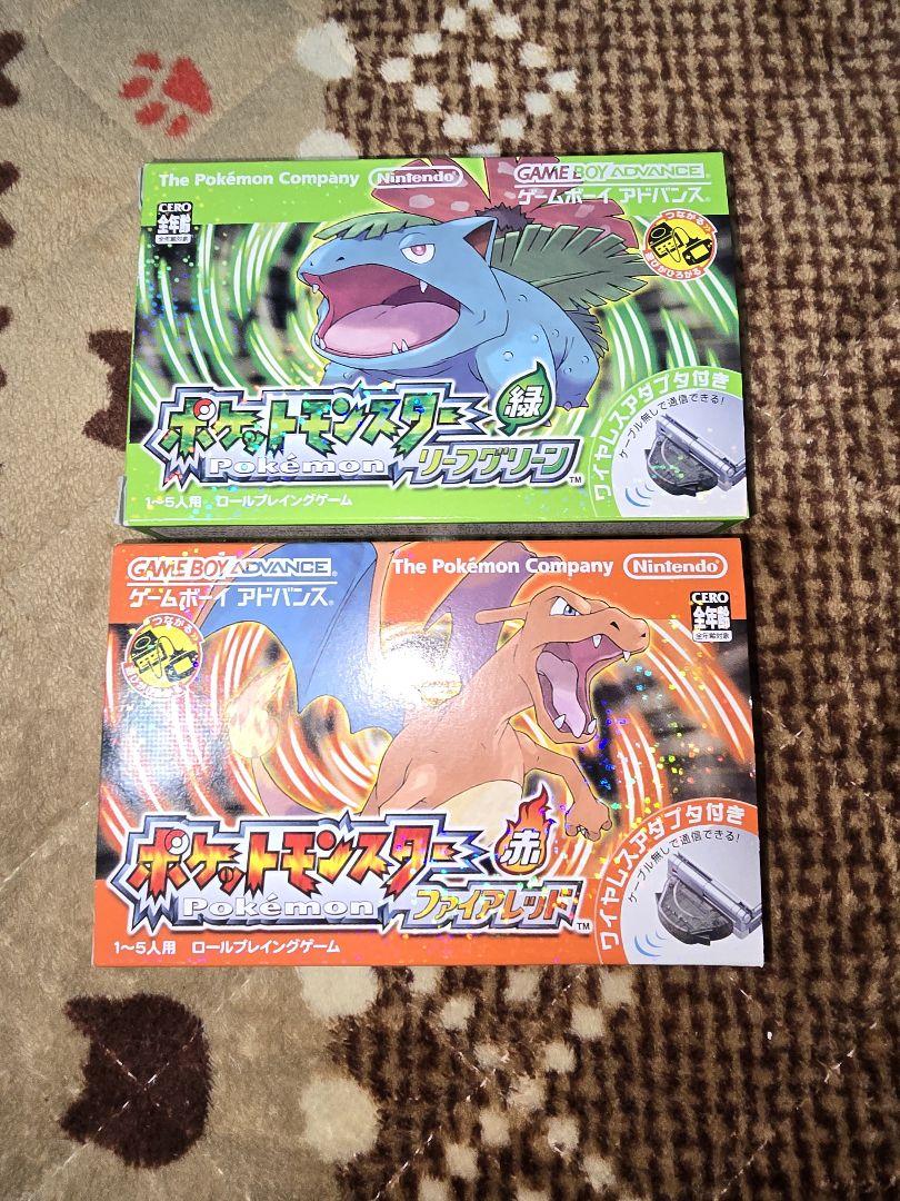 ソフトなし】ポケットモンスター ファイアレッド・リーフグリーン