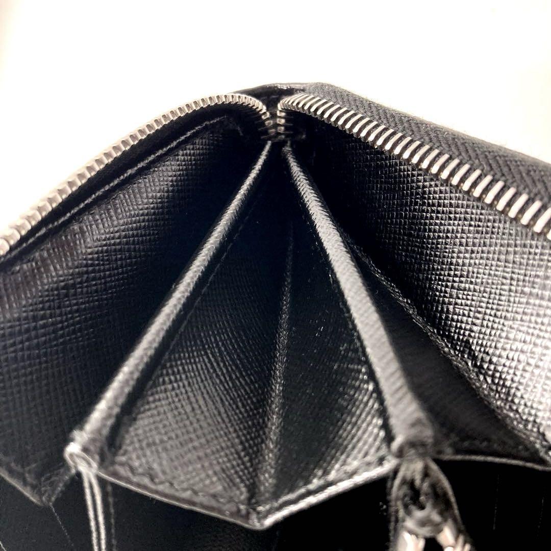 ⭐️美品⭐️PRADA 長財布 サフィアーノ ラウンドファスナー ブラック