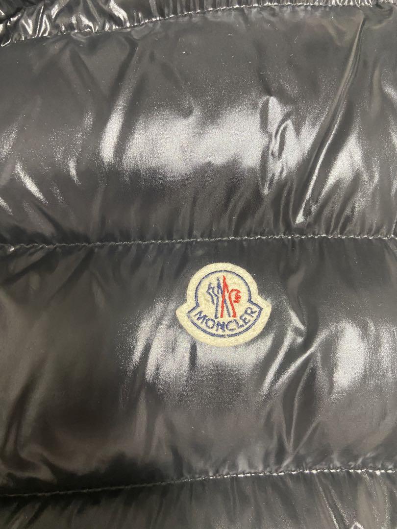 MONCLER ブラック ダウンベスト サイズ7 MONCLER ブラック ダウンベスト tibb サイズ7