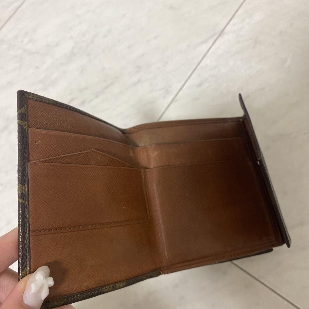 Louis Vuitton 二つ折り財布 ダークブラウン - メルカリ