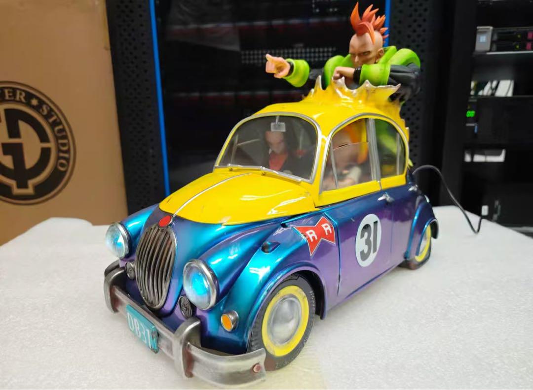 ドラゴンボール　人造人間　16 17 18号　車　ガレージキット　フィギュア ドラゴンボール 人造人間16号 17号18号 ガレージキット ガレキ