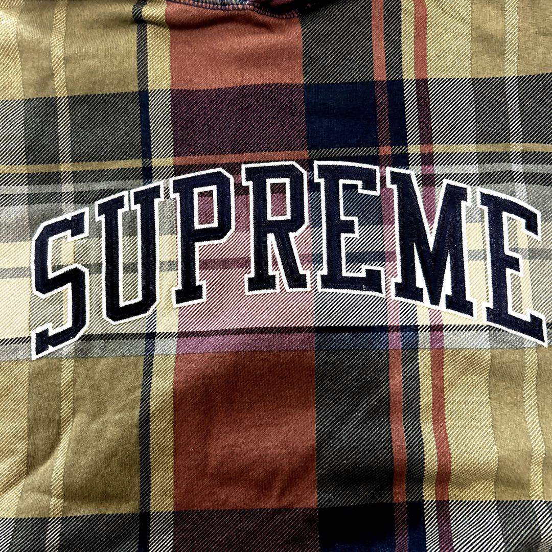 Supreme チェック柄 パーカー