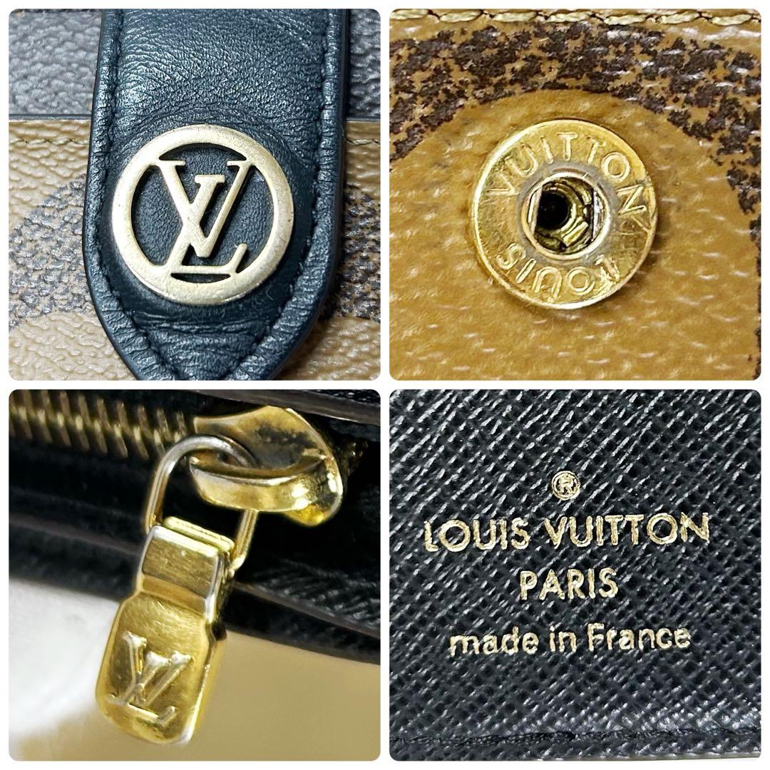 【美品】ルイヴィトン☆モノグラムリバース ポルトフォイユ ジュリエット 折り財布