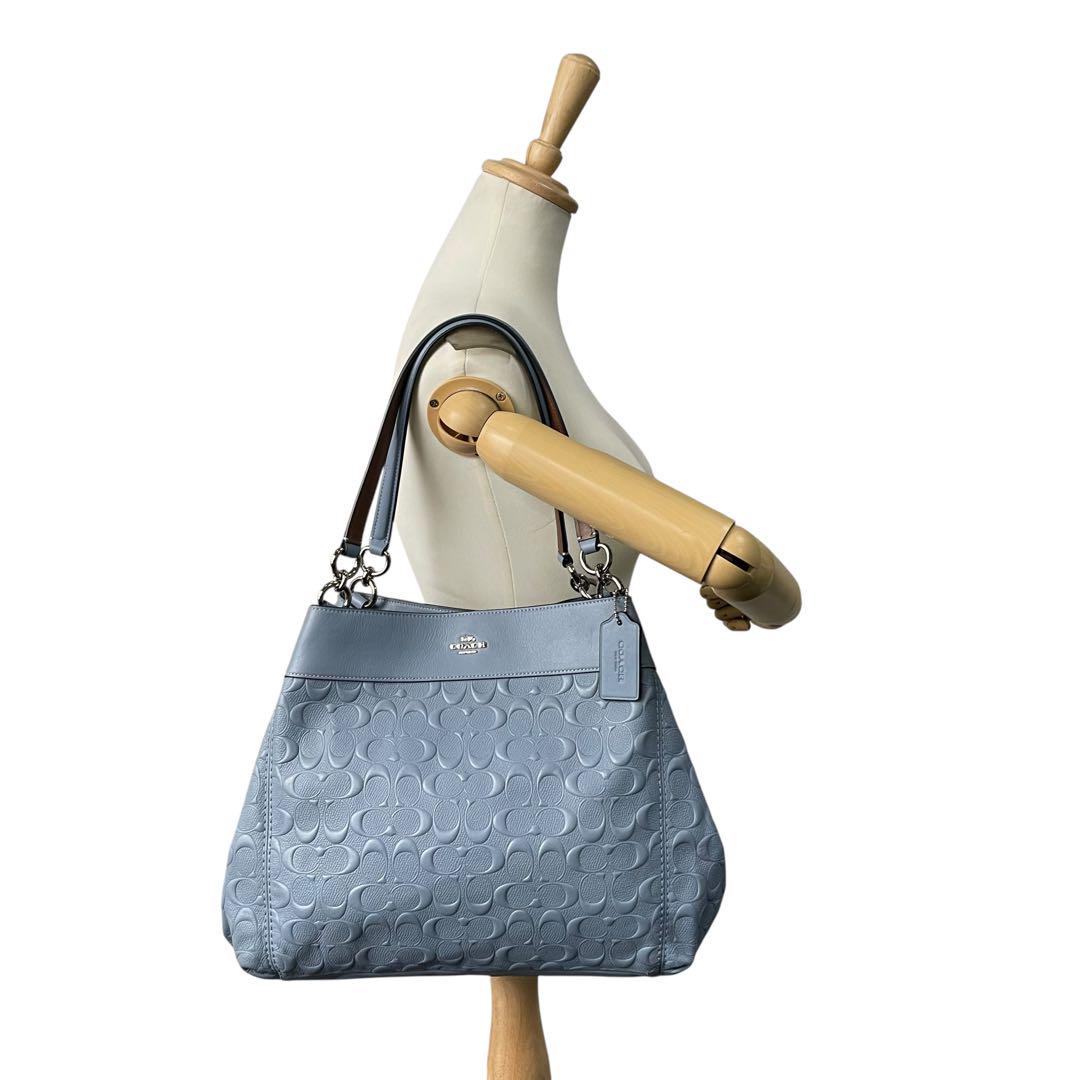 美品 coach コーチ u11 エンボス シグネチャー 肩掛け トート