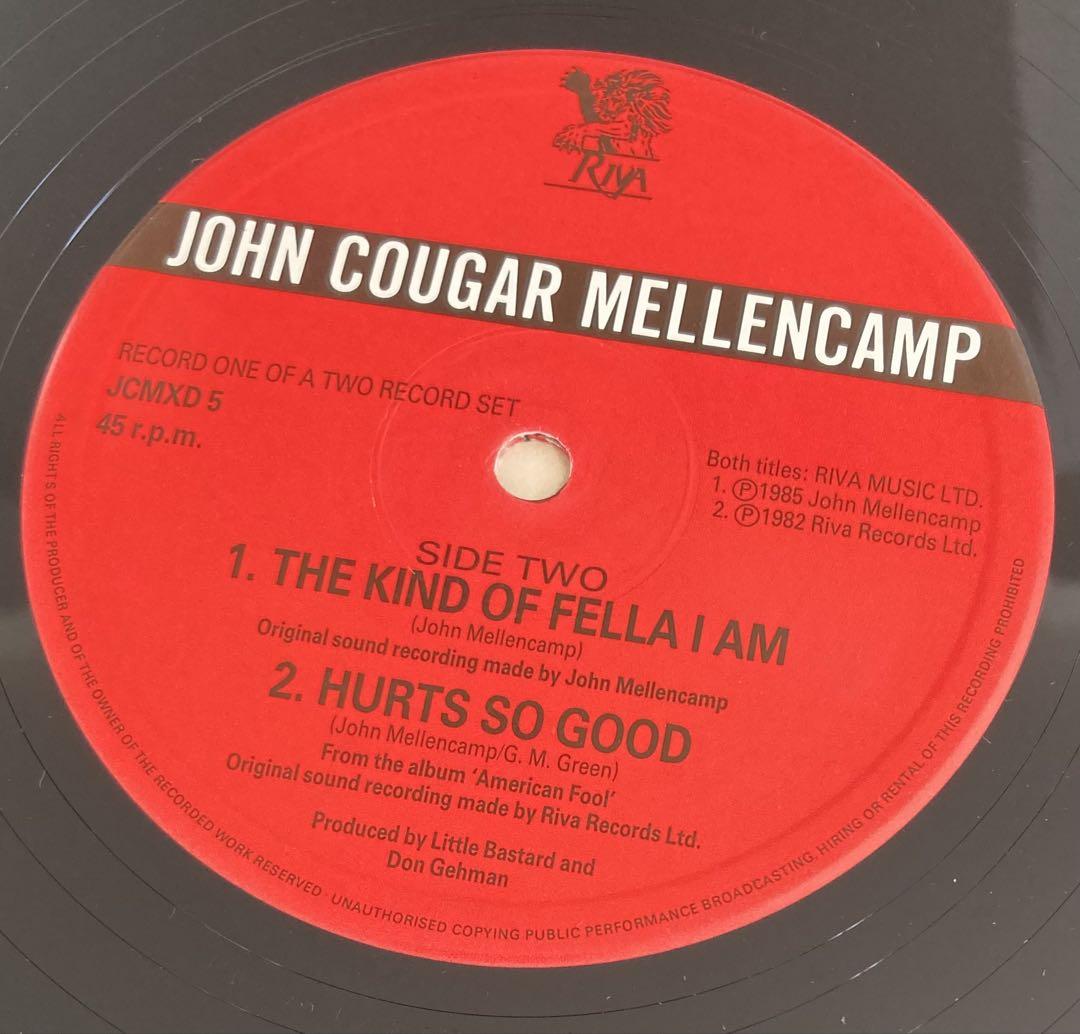 超ポイントアップ祭 ◾️UKオリジナル盤/稀少高音質轟音12インチ2枚組□JOHN ME COUGAR 洋楽