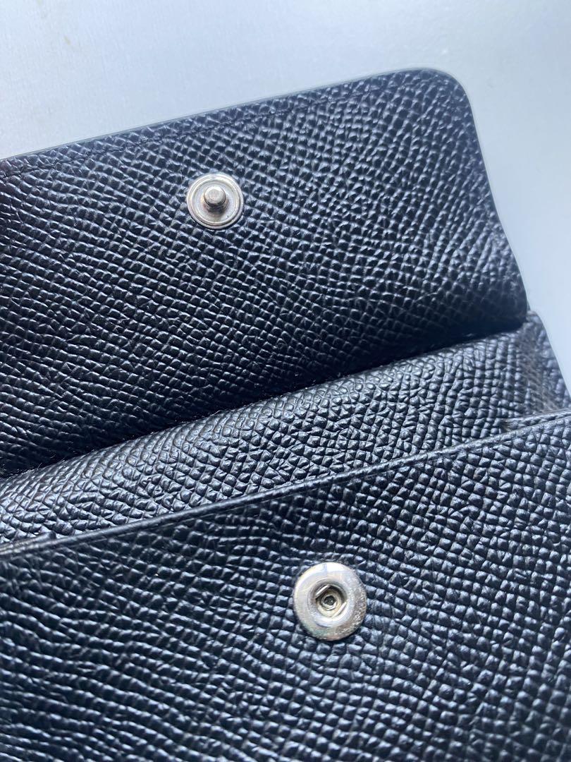 BURBERRY 二つ折り財布 ブラック レザー
