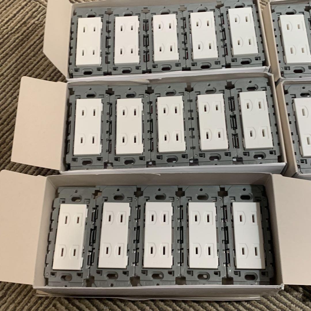 50個埋込ダブルコンセント絶縁JEC-BN-55V