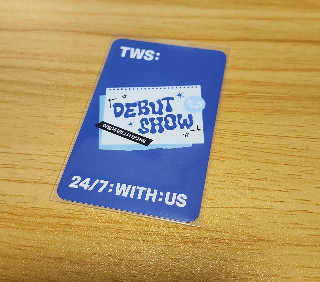 Amazon.co.jp: TWS Debut Show withmuu トレカ TWS ドフン