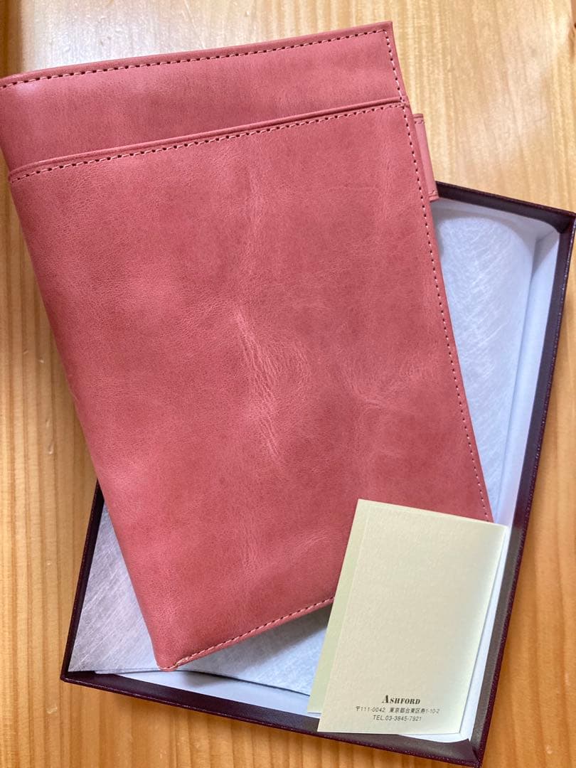 ASHFORD アシュフォード システム手帳 ビタリータ バイブル ピンク