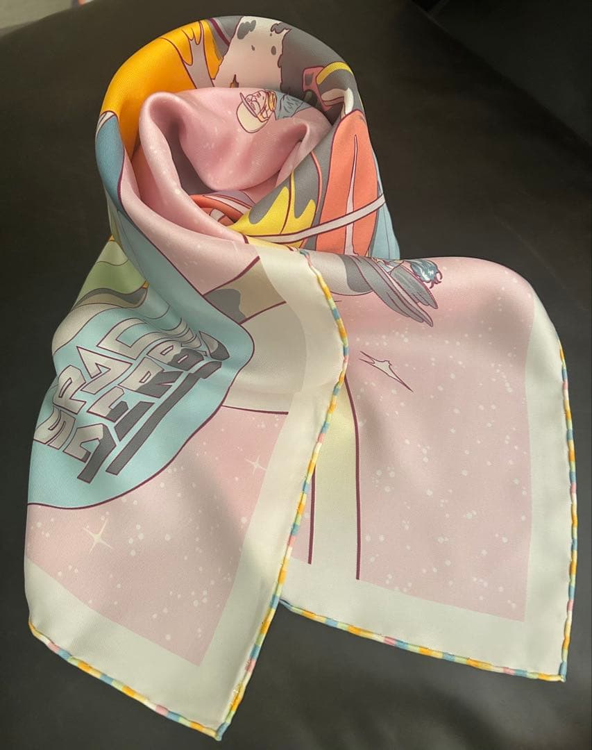 エルメススカーフ カレ90/柄名:スペースダービー