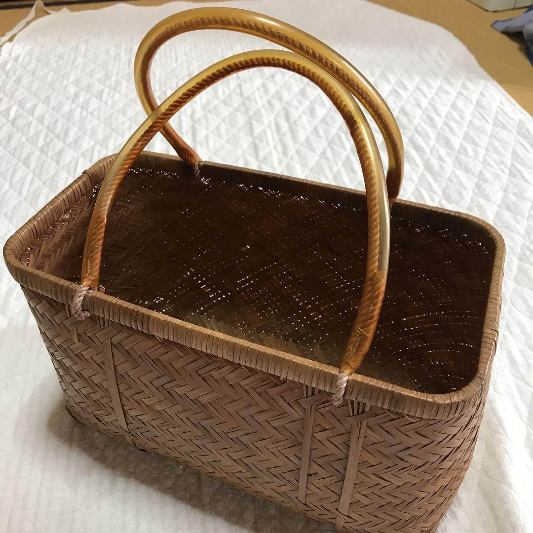 竹籠　バッグ