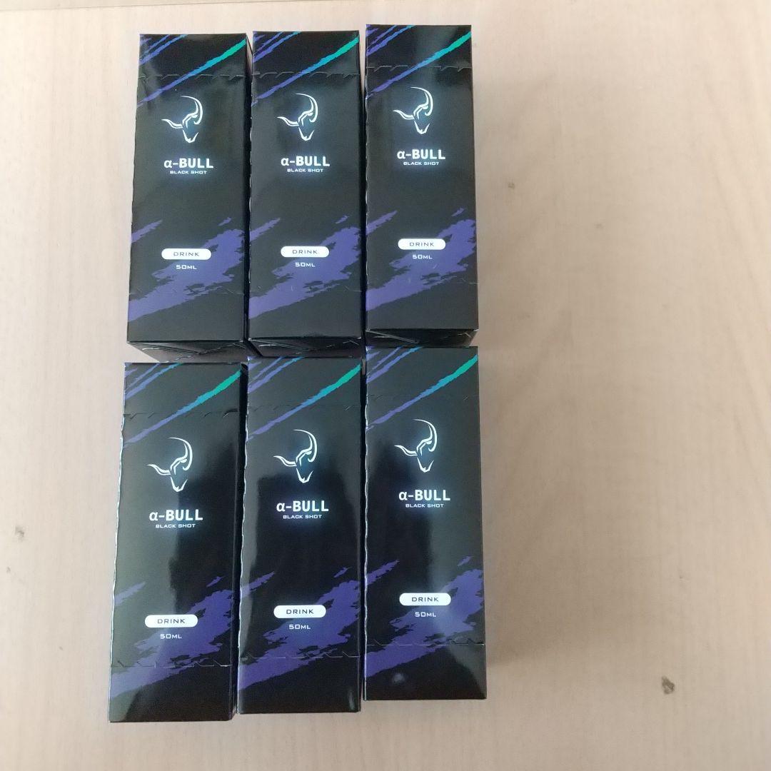 6本セット α-BULL BLACK SHOT アルファブル ブラックショット
