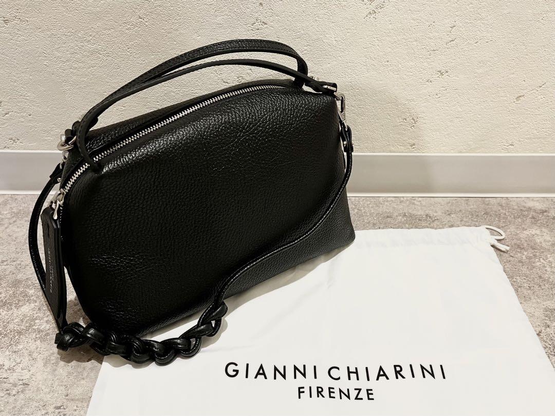 【GIANNI CHIARINI】アリファM NERO(黒) バッグ