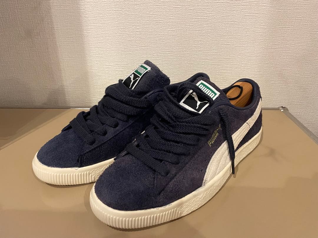 PUMA スウェード　VTG ヘアリー　スウェード　27.0 ネイビー