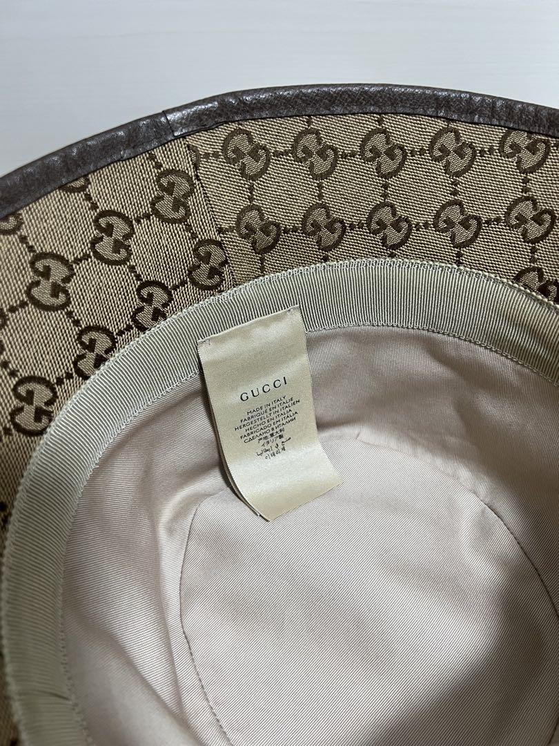 GUCCI GGロゴバケットハット ベージュ
