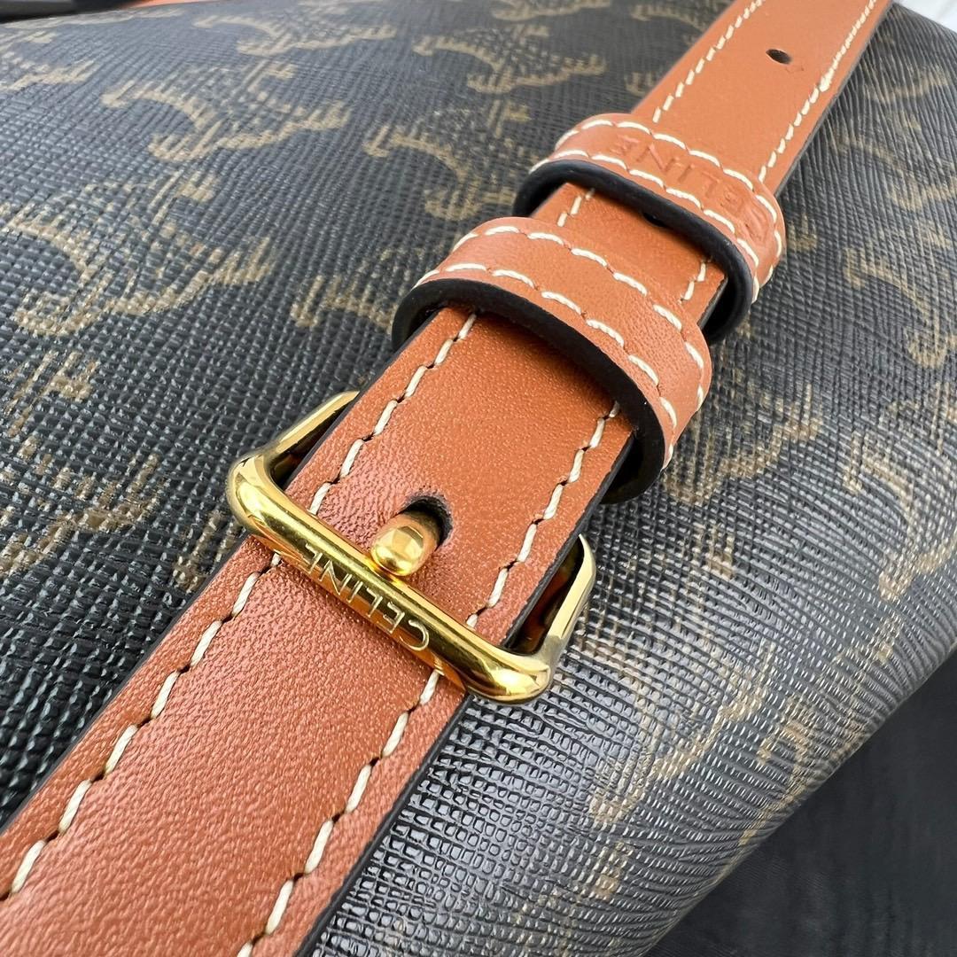 CELINE ボストンバッグ ブラウン ブラック
