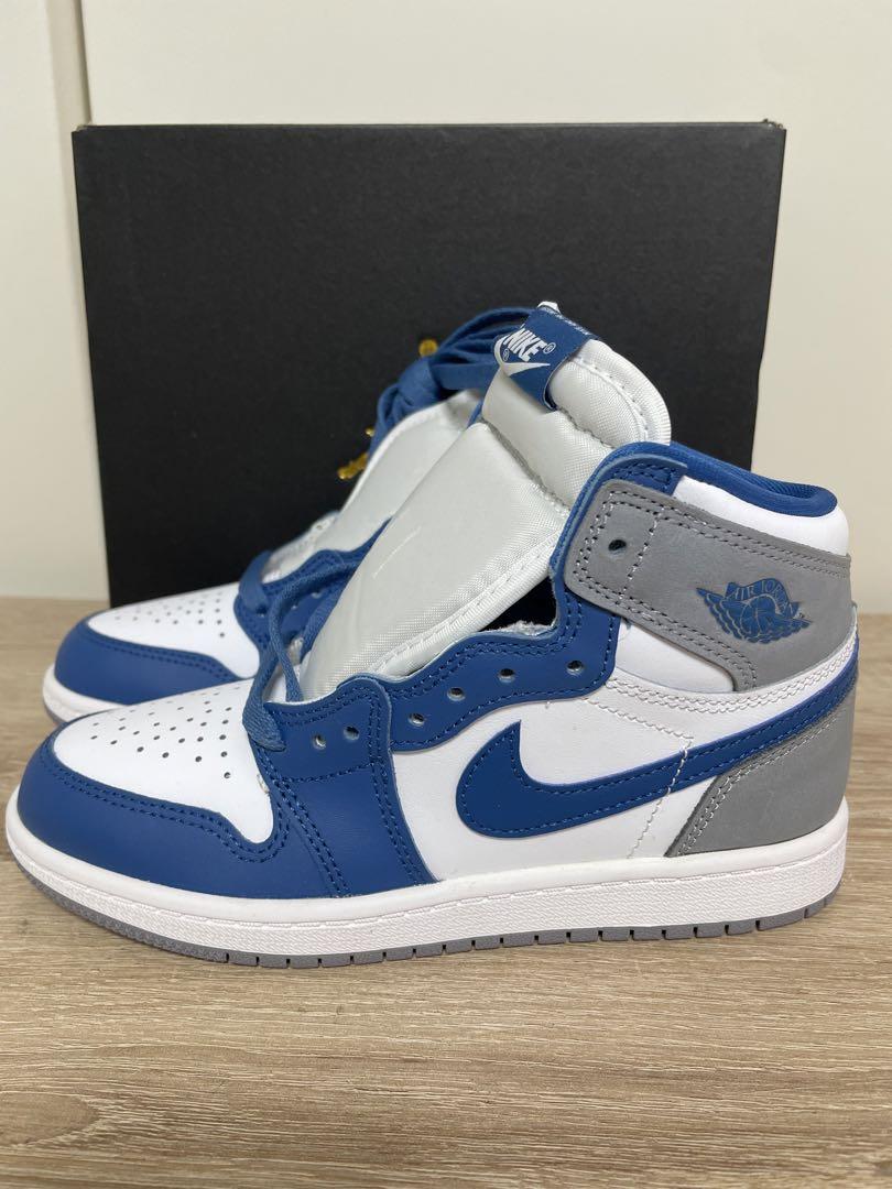 スニーカー jordan 1 retro high og (ps) true blue