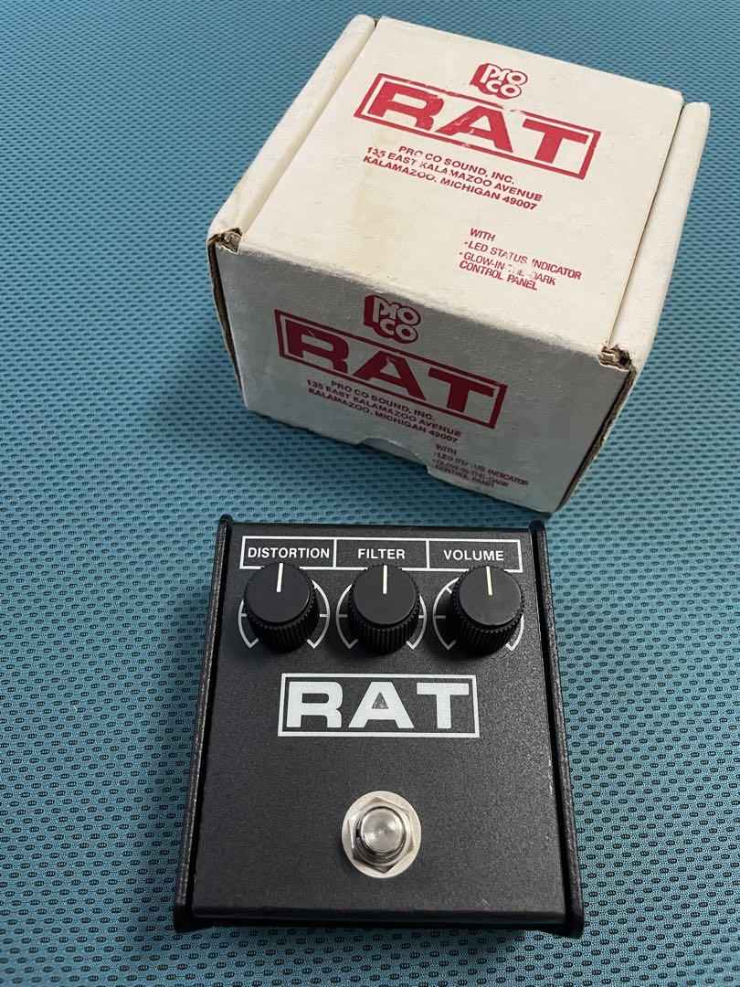 使用期間短く美品❗️Pro Co RAT USA製エフェクター 元箱付き