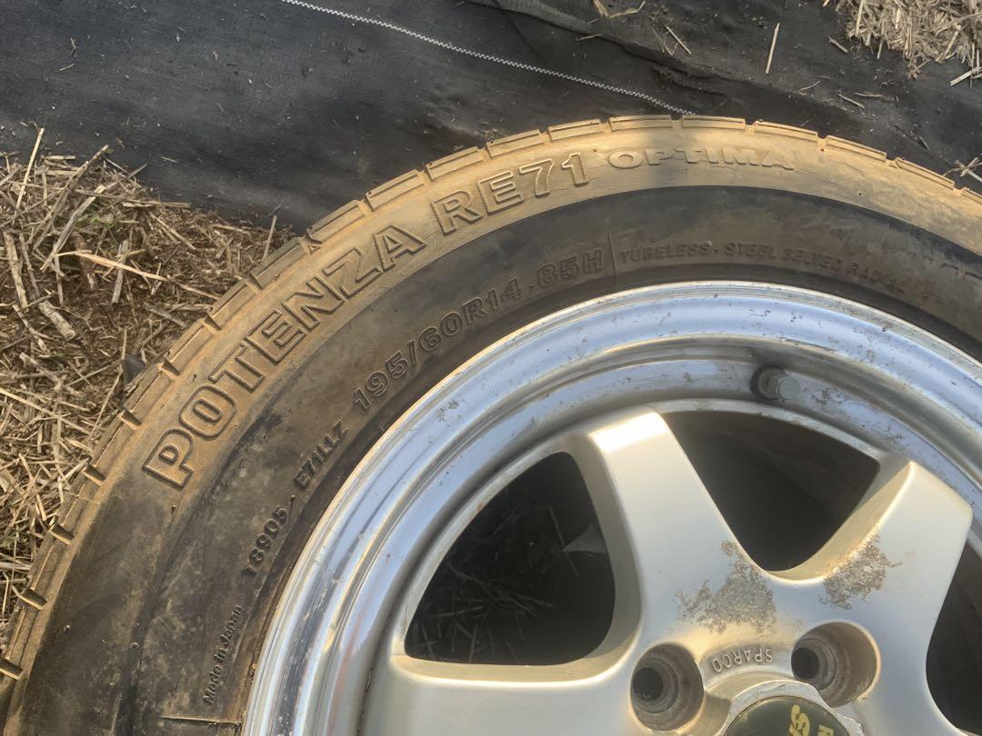 スパルコ 6J×14 +35 4H 14インチ　sparco195/60r14 スパルコ 6J×14 +35 4H 14インチ sparco195/60r14 - メルカリ