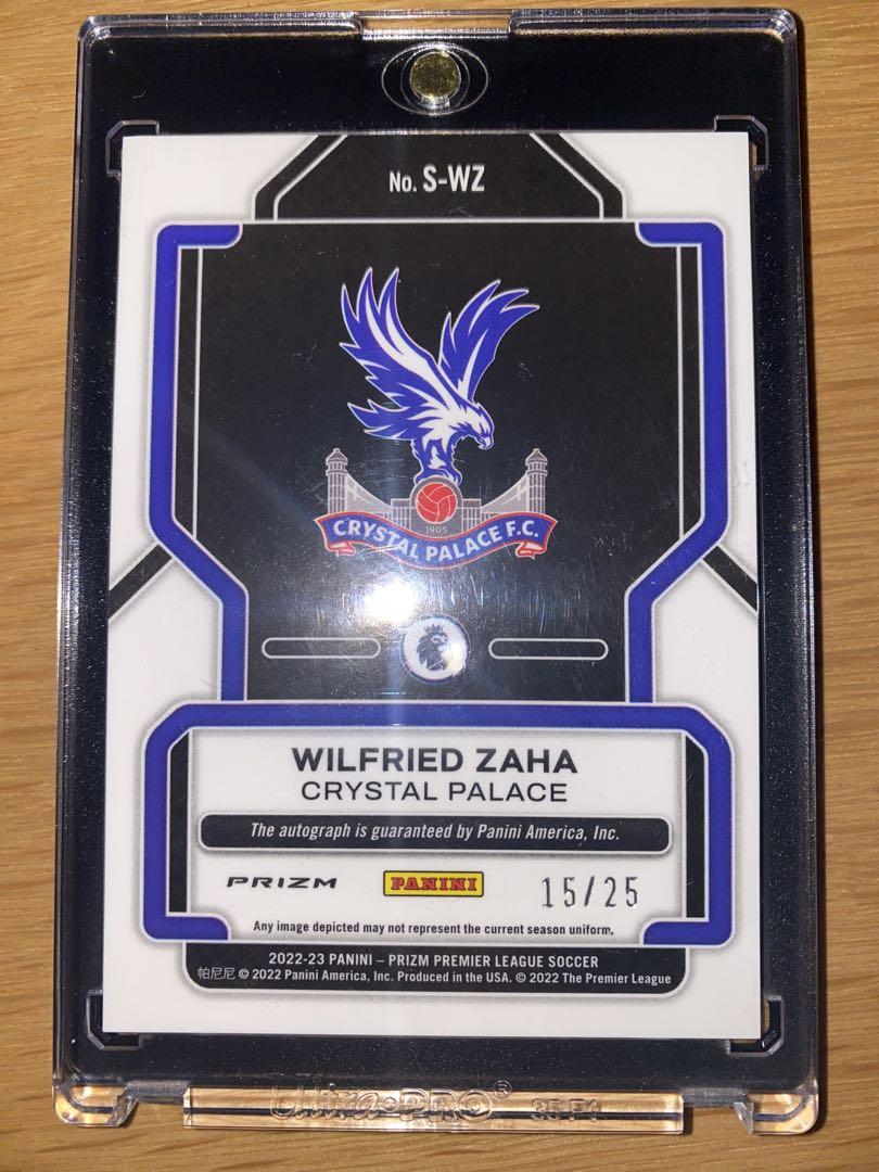 wilfried zaha ザハ　panini sign サイン　直筆
