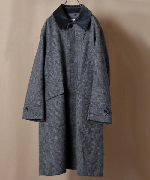 Barbour Single Breasted CoatW/B Glenchck