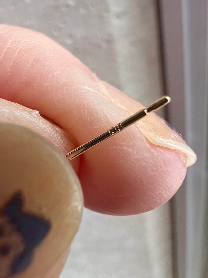 イエローダイヤモンドピアスk18 YG イエローダイヤモンドピアスk18 YG