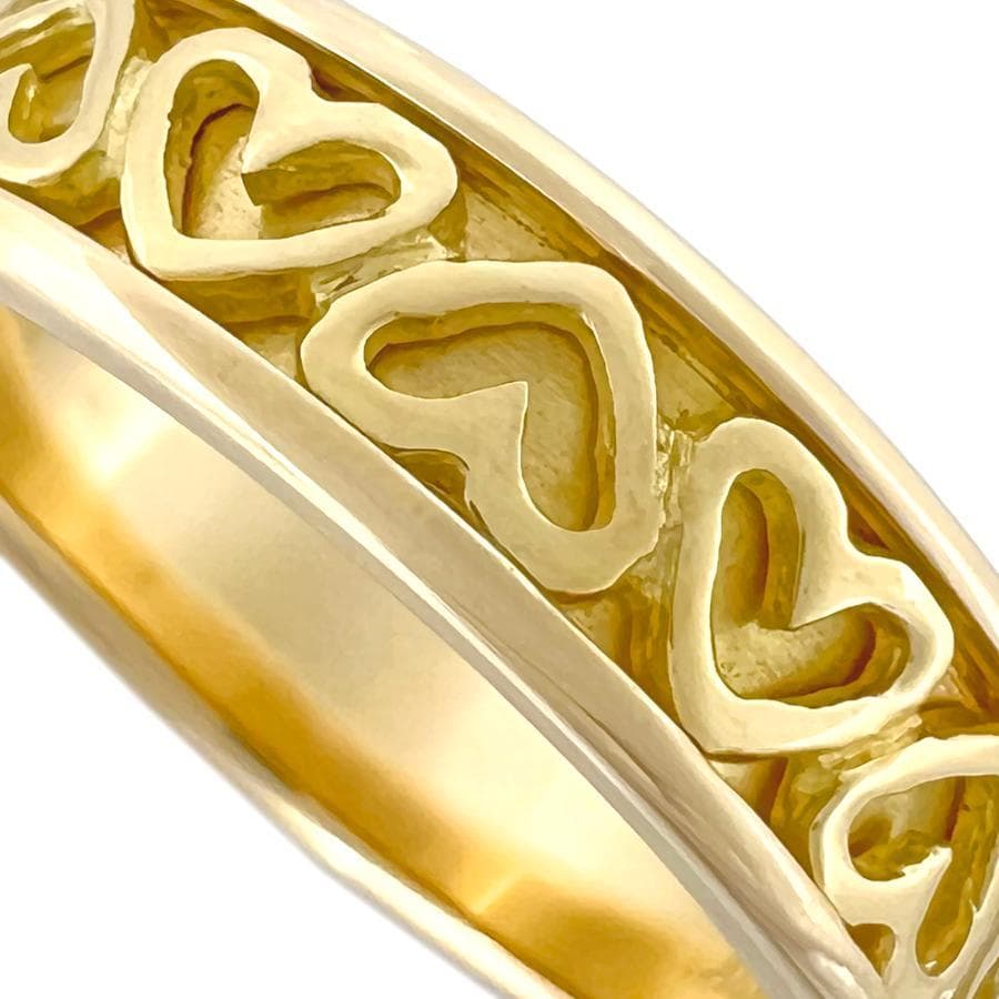 TIFFANY　ハート　750　K18　YG　ヴィンテージ　リング