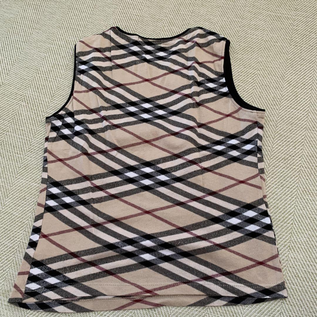 BURBERRY タンクトップ BURBERRY チェック柄タンクトップ サイズ1 - メルカリ