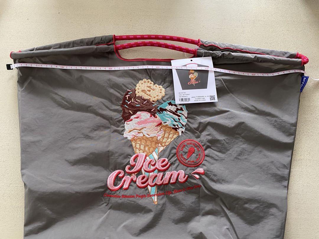 Ball & Chain エコバッグ アイスクリームデザイン Amazon | Ball＆Chain ボールアンドチェーン Lサイズ ICECREAM