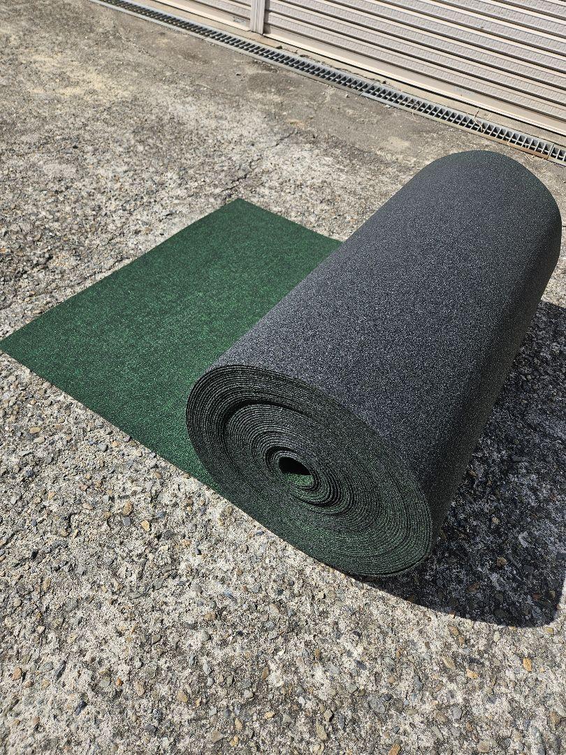 新品】本格ポリエステル不織布 防草シート(グリーン) 巾1m×40m