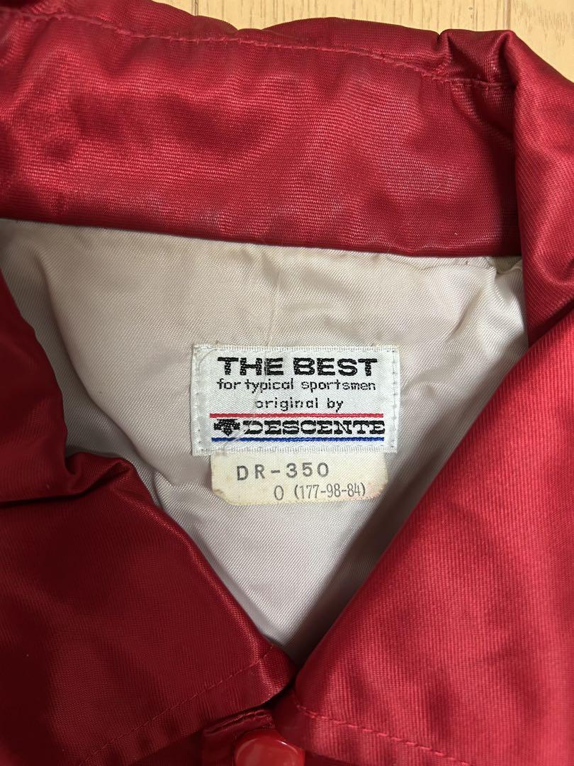 DESCENTE DR-350 サテンジャケット 赤/青