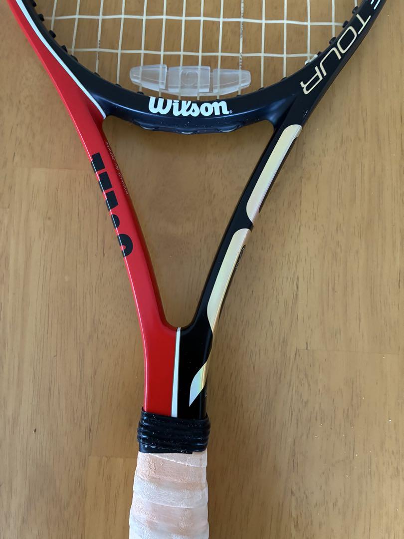 【高い素材】 Wilson Six One TOUR ソフトカバー付 ラケット(硬式用) ラケット(硬式用)