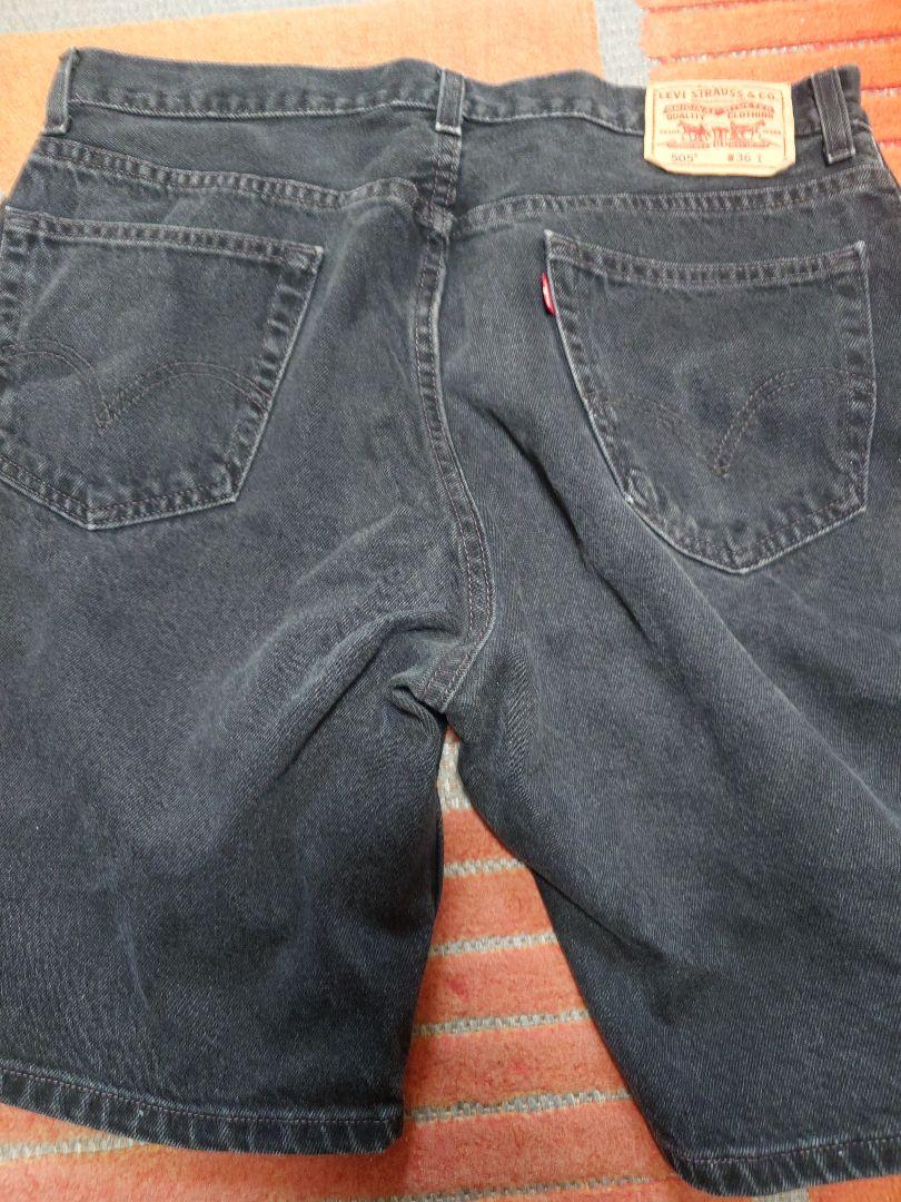 LEVIS 505 ショートパンツ 36 ブラック メキシコ製