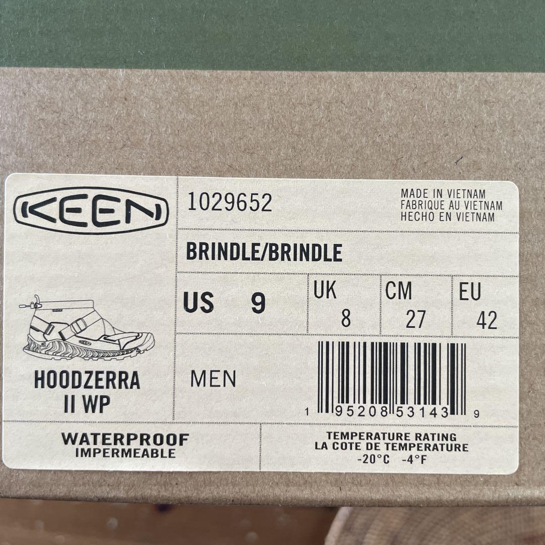 keen キーンhoodzerra II WP フッドゼラ ウォータープルーフ