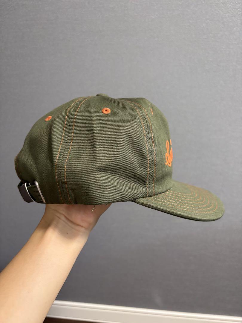 STUSSY オリーブ色 キャップ